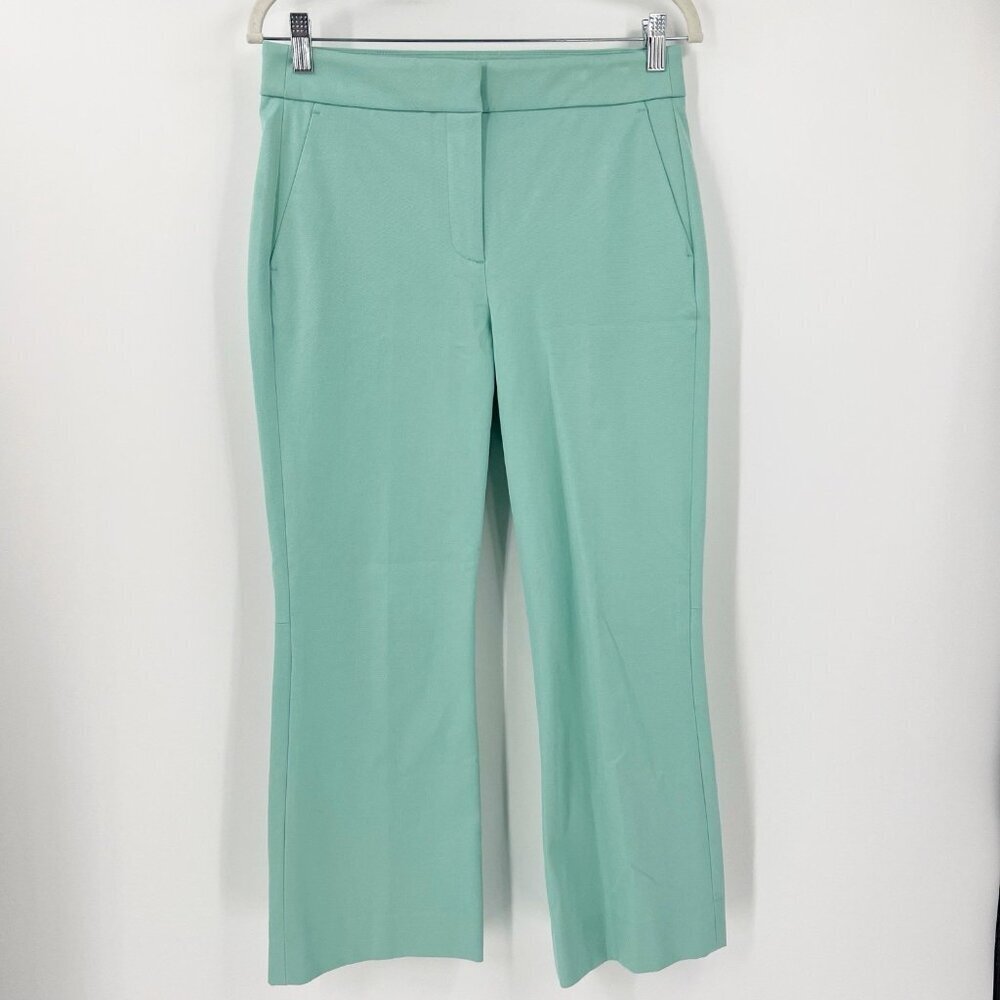 J. Crew HAYDEN Pants Size 4 Robins Egg Blue Green Work Career Office Dress Pants